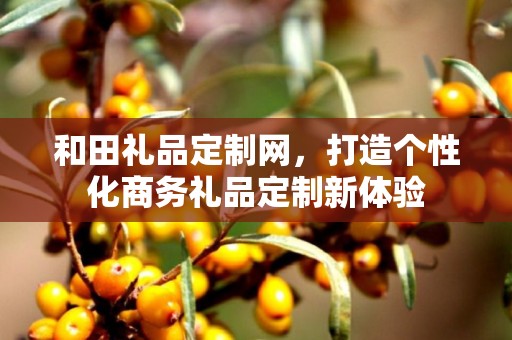和田礼品定制网，打造个性化商务礼品定制新体验